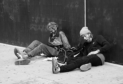 Homeless : Street Life : New York : Personal Photo Projects : Photos : Richard Moore : Photographer